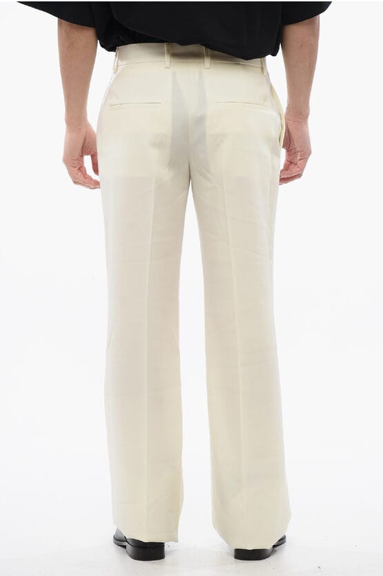 Flare Fit-broek in beige