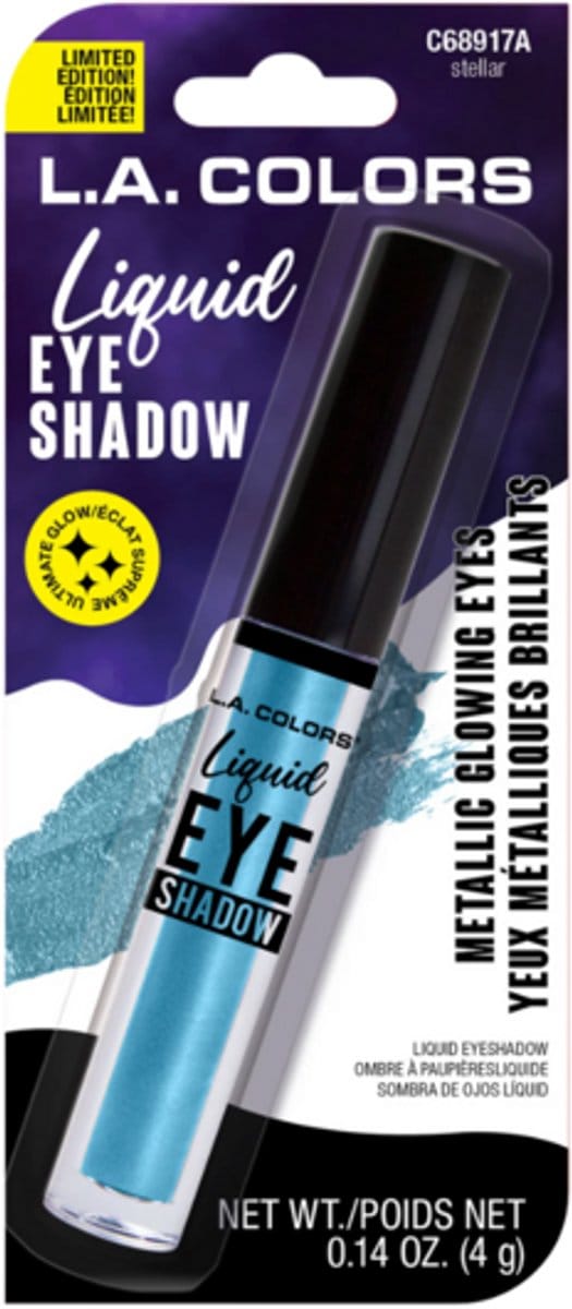 L.A. Colors - Liquid Eye Shadow - C68917A Stellar - Metallic Glowing Eyes - Oogschaduw - 4 g