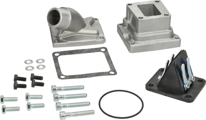 Membraan spruitstuk / inlaatset Polini 65cc EVO 19 / 21mm Puch Maxi