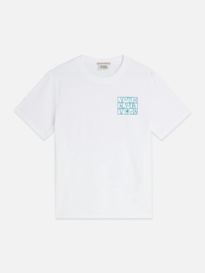 Scotch & Soda Small Artwork Regular-Fit T-Shirt
