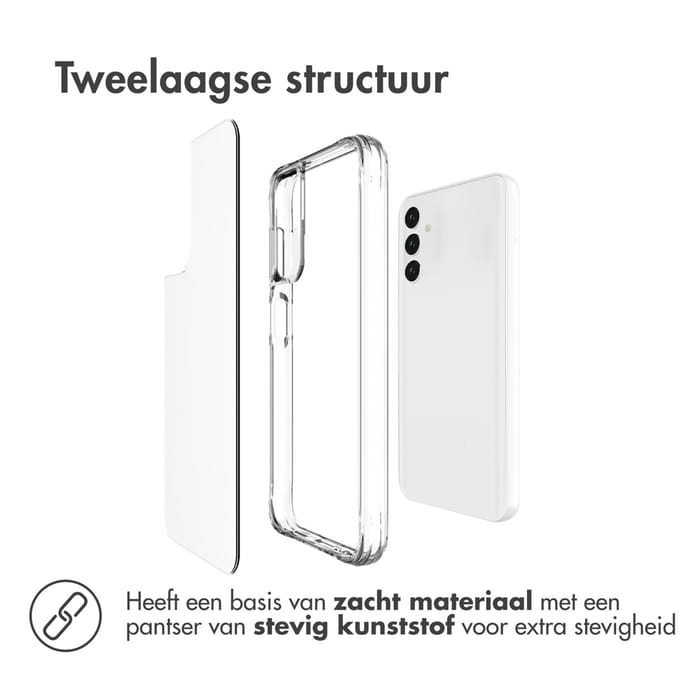 imoshion Hoesje - Geschikt voor Samsung Galaxy A14 (5G) / A14 (4G) - Case - Transparant