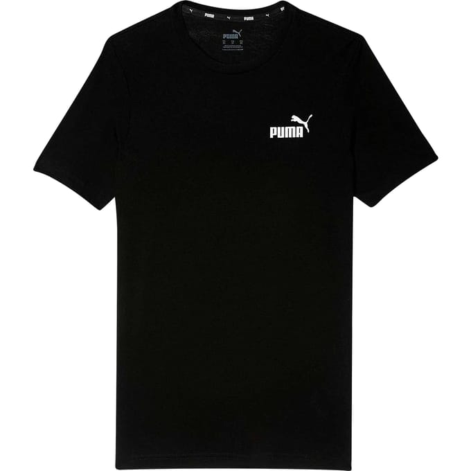 Puma Heren ESS Logo T-shirt (Poema Zwart)