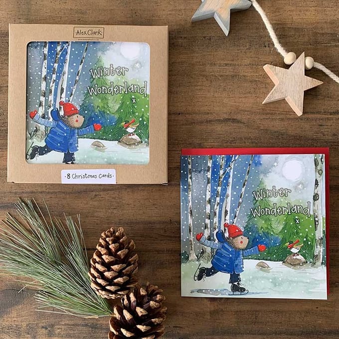 Alex Clark Kerstkaarten ~ Winter wonderland