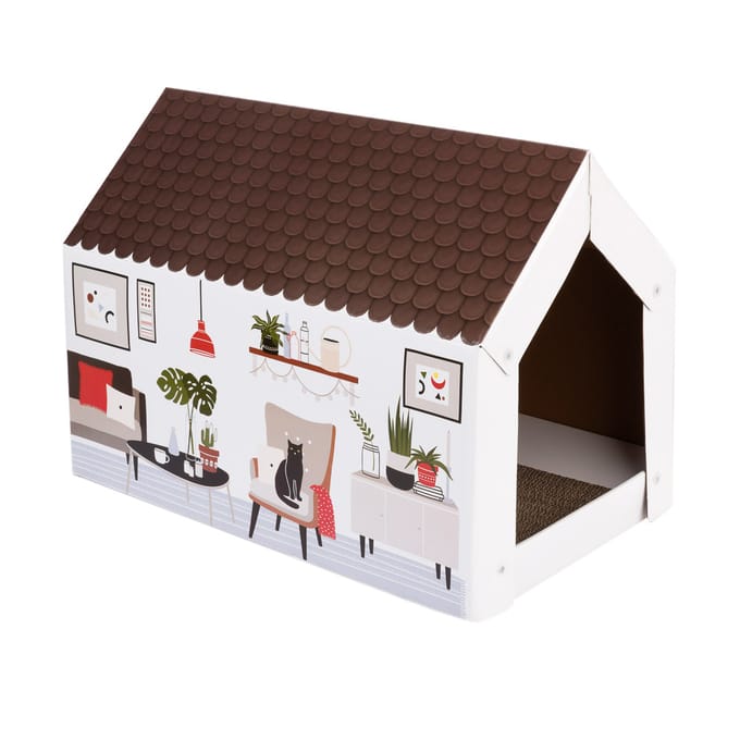 Kattenhuis Home incl. Krabplank L58 x B36 x H41 cm