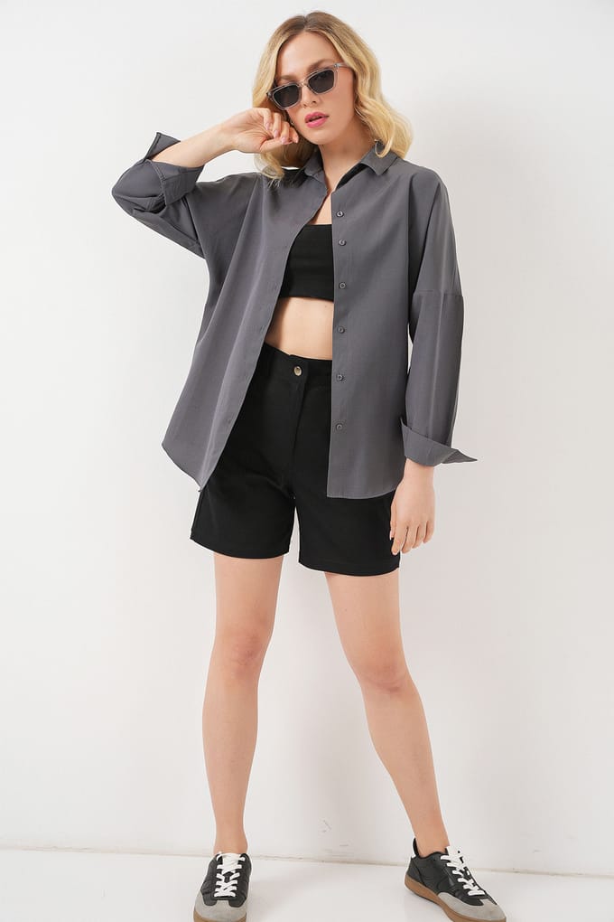 Oversized Poplin 2-Pack Shirt
