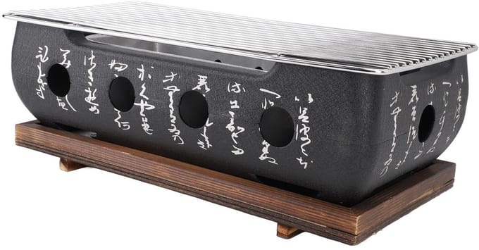 Dailygoods- Barbecue Draagbare Japanse Grill - Houtskoolgrill - Aluminiumlegering - Compact - Multifunctioneel - Snelle Verwarming