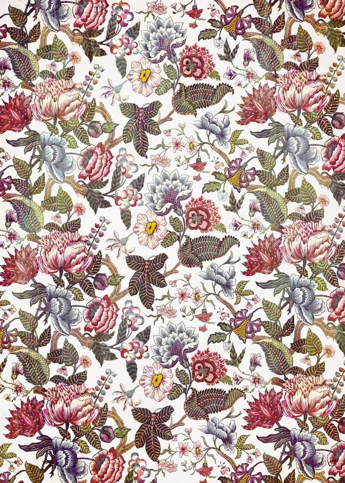 Fotobehang Fleurs De Rêve - Meerkleurig - 2,80m X 200cm