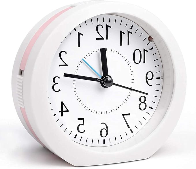 Wekker met Muziek - Digitale Klok - Wakker Worden - Groot Display - Langwerpig Vorm - Rood