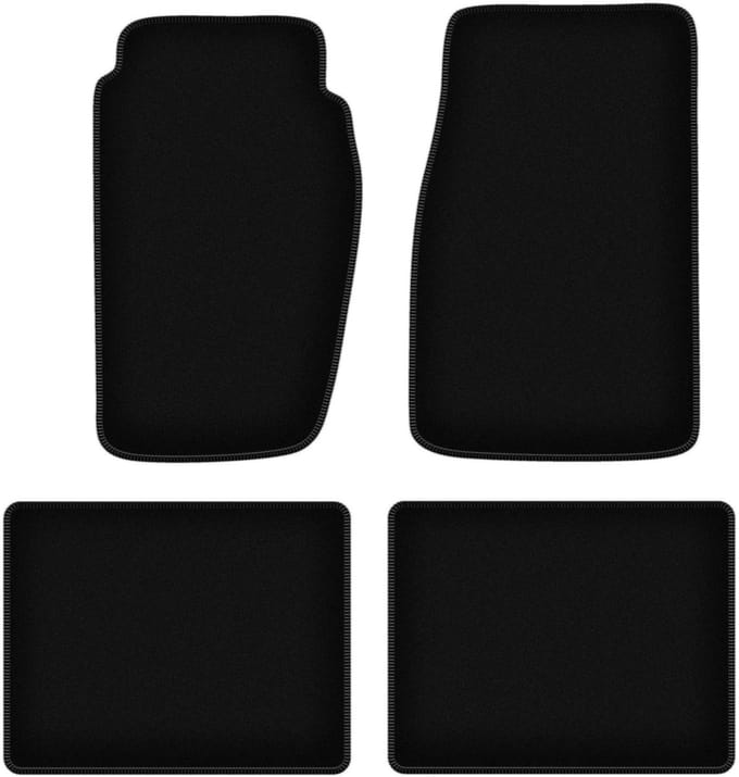 BASIC zwarte veloursmatten voor: Jeep Grand Cherokee XJ off-road (1992-1998)