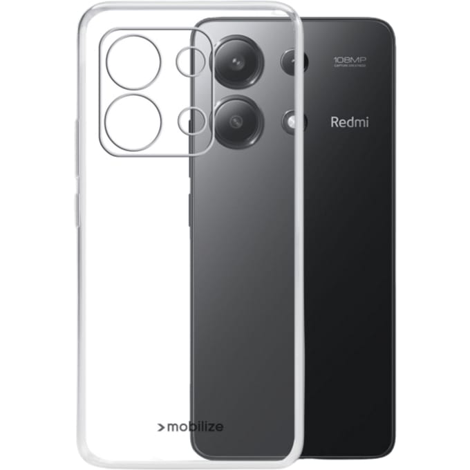 Mobilize Xiaomi Redmi Note 13 Siliconen (TPU) Hoesje Transparant