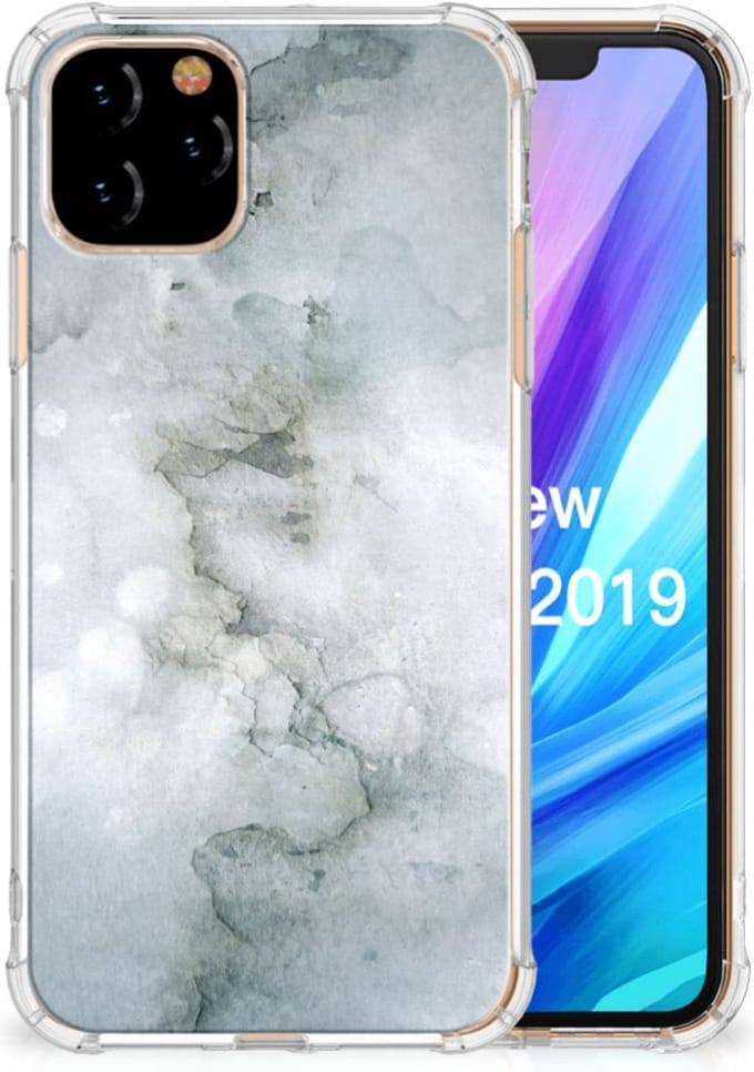 Back Cover Apple iPhone 11 Pro Painting Grey