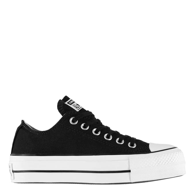 Converse Dames/Dames Chuck Taylor Canvas Platform Schoenen (Zwart, Wit)