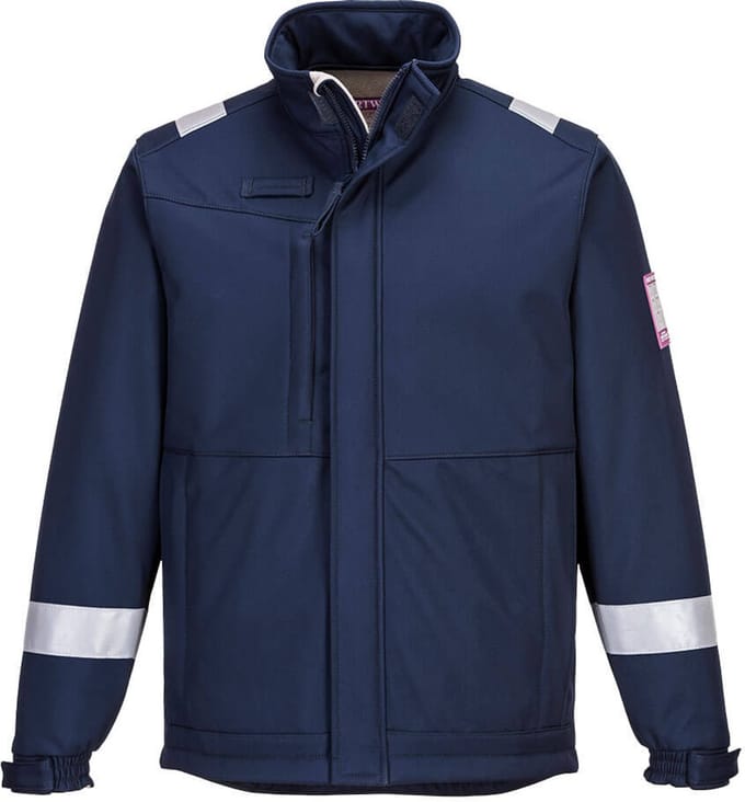 Portwest Modaflame Softshell jas MV73 - Marine - L