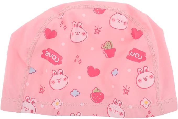 Kinder Zwemcap - Badmuts Jongens - Zwemles en Strand - Waterdicht en Comfortabel - 16 x 16 x 15.5 cm