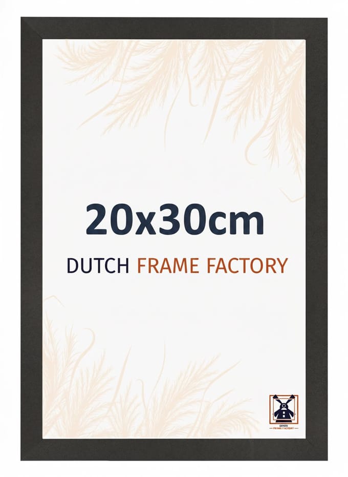 Fotolijst 20x30 cm - MDF - Zwart Mat - Benno