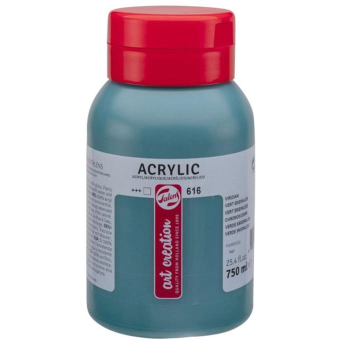 Talens Art Creation Acrylverf Pot 750 ml Vert Émeraude 616