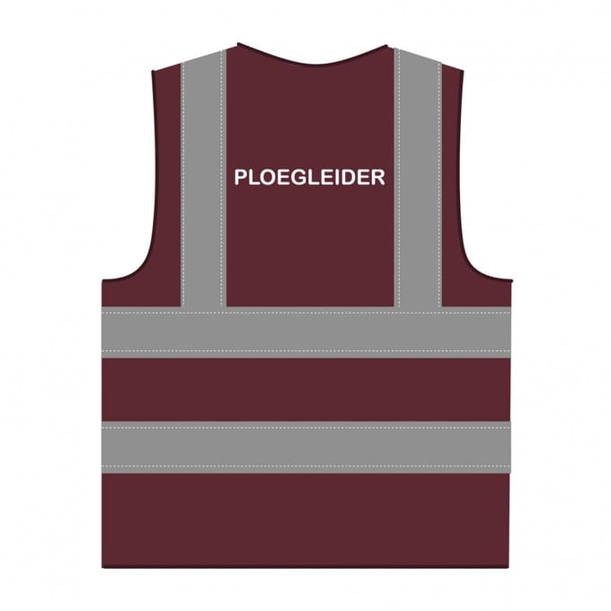 Ploegleider hesje RWS bordeauxrood