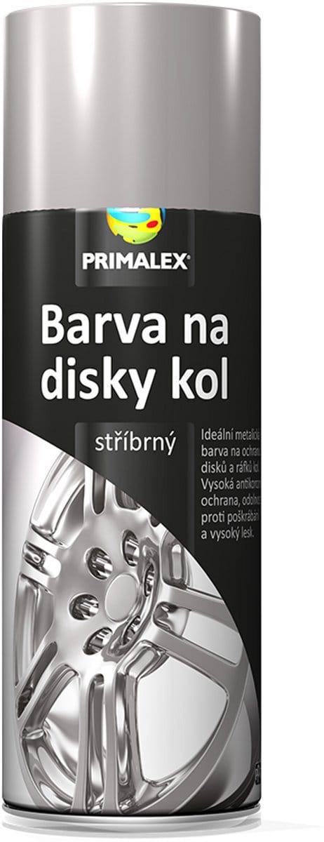 Primalex spuit naar schijven wielen 400ml, Zilver