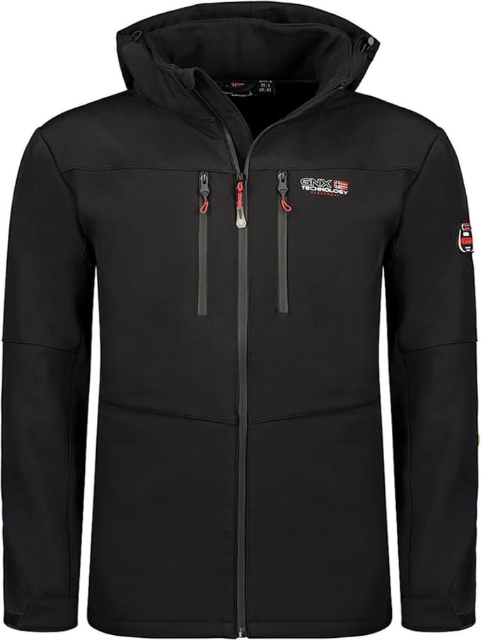 Geographical Norway Softshell Heren Jas Timmex Afneembare - M