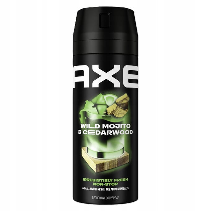 AXE Wild Mojito & Cederhout Deodorant Spray voor Mannen 150ml
