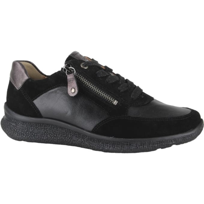 Hartjes Rap Sneakers - Dames - Zwart - Maat:43