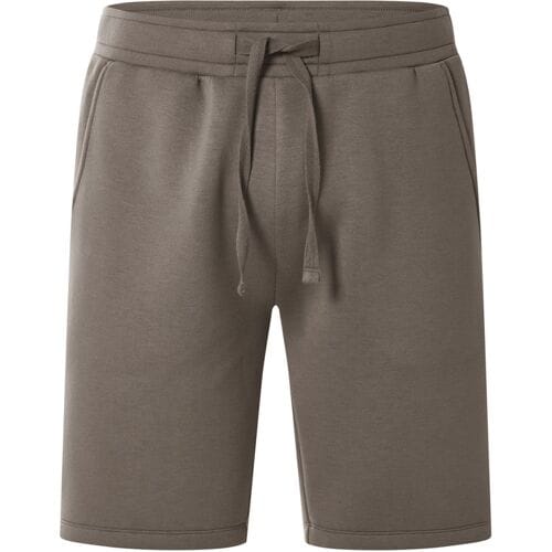 ESMARA MEN Heren sweatshorts van scubastof (Bruin, S)