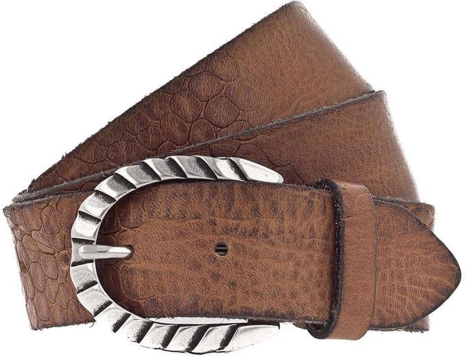 b.belt riem Sofia Ledergürtel W95 Mid Brown bruine