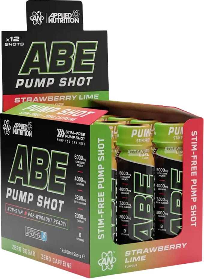 ABE Pump Shot - 12x 100ml - Strawberry Lime
