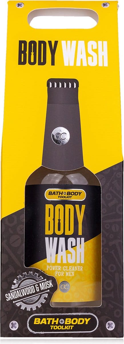 BATH + BODY TOOLKIT douchegel 360ml in bierfles design