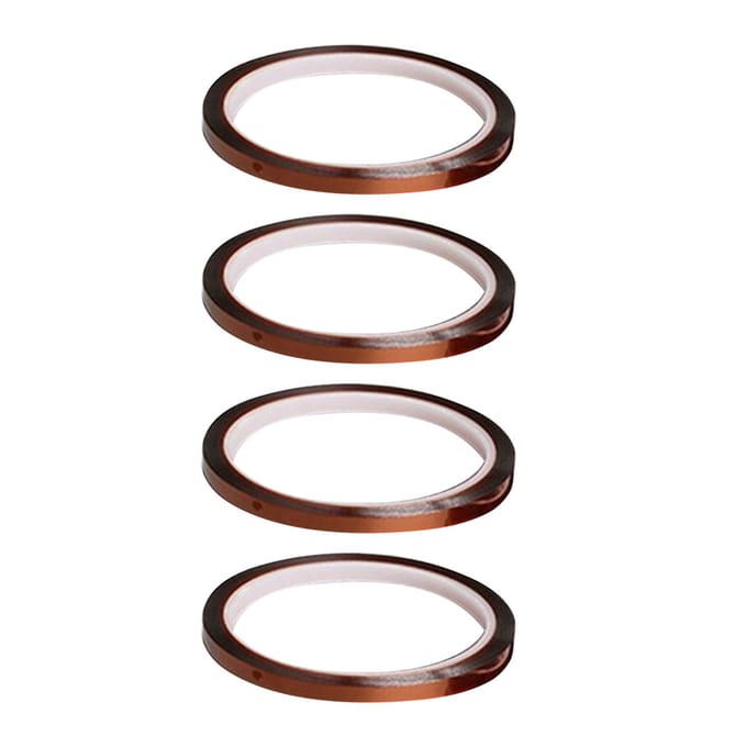 4 Rollen 0.5cmx33m Thermische Tapes Hittebestendig Isolerend Sublimatie Hitte Tape white