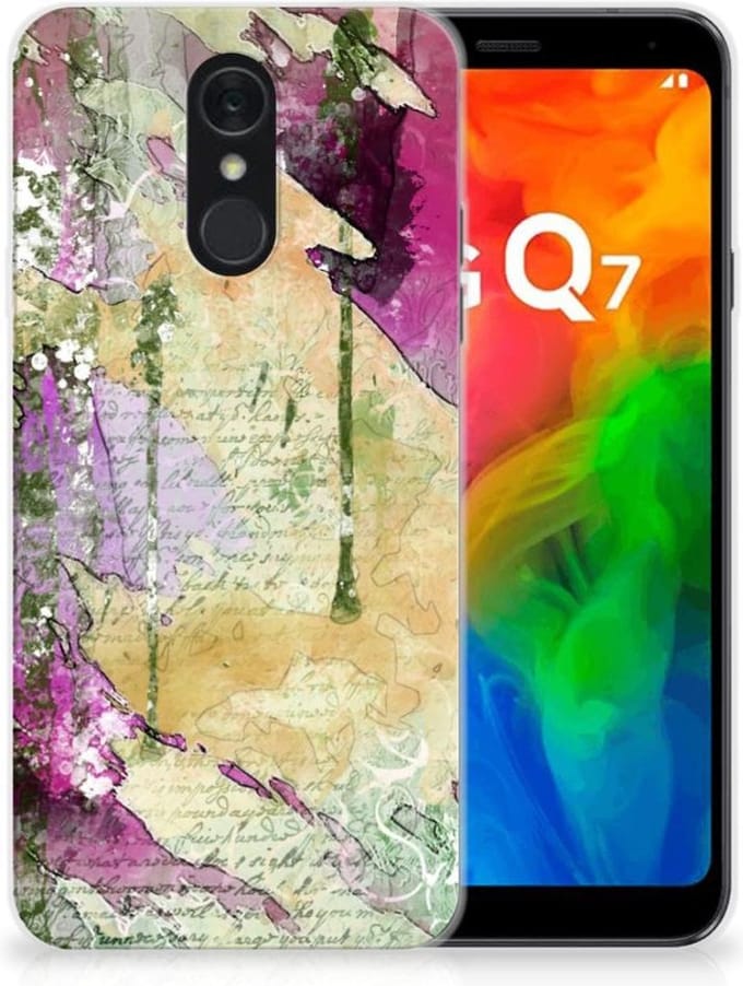 Hoesje maken LG Q7 Letter Painting