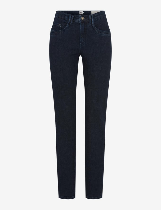 Brax Dames Jeans  Style MARY CLEAN DARK BLUE, denim donkerblauw, maat 46