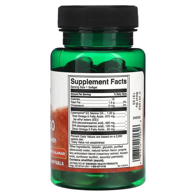 Super Dha 500, 500Mg, 30 Zachte Capsules