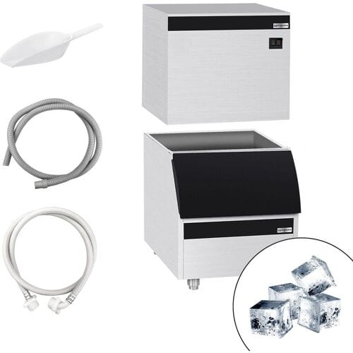 GGM Gastro Eiswürfelbereiter - Würfel - Touch - 380 kg/24 h - inkl. Eisvorratsbehälter
