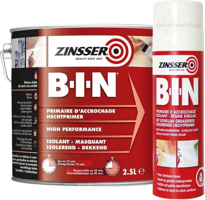Zinsser B-I-N - 10 l - 10-12 m²/l