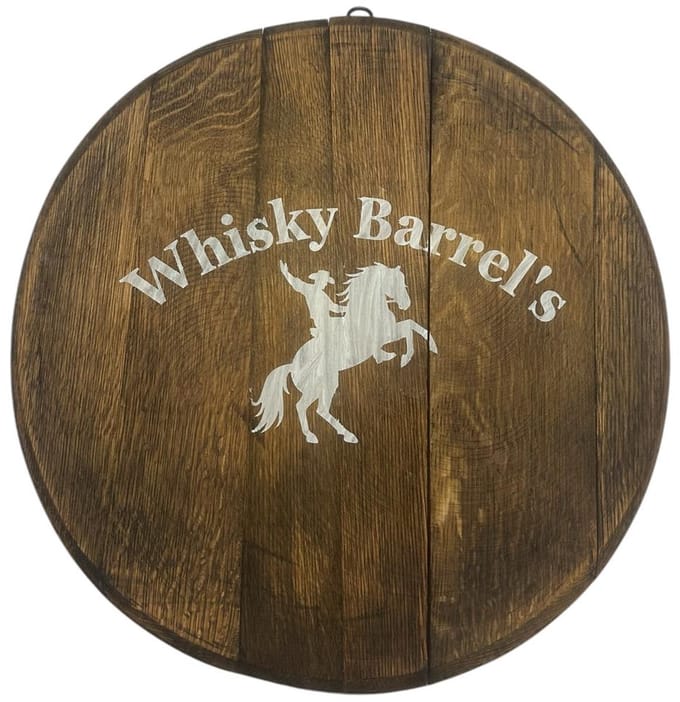 ManCave / Wandbord "Whisky barrel's" / Cadeau / Mannen / Verjaardagscadeau