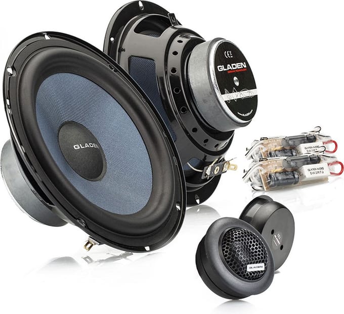 Gladen Alpha 165G2 - Autospeaker - 16,5cm composet - 2 weg luidsprekers - 115 Watt