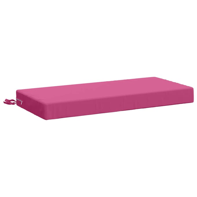 vidaXL - Bankkussen - SOEST - 100% - Polyester - Roze - 60 - x - 40 - x - 8 - cm