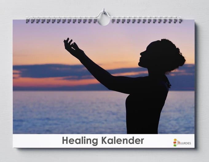 Healing verjaardagskalender 35x24cm | Wandkalender | Healing
