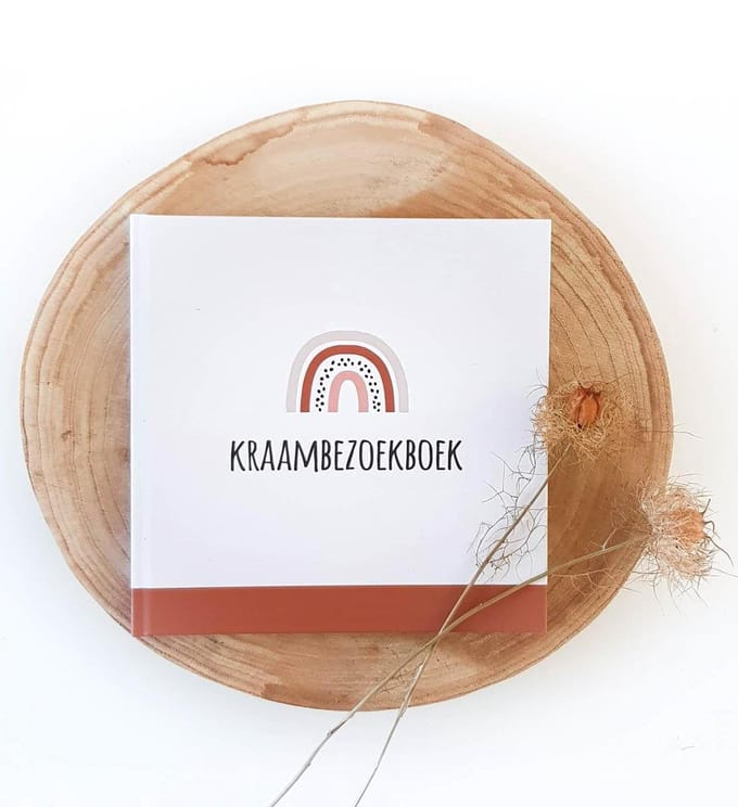 SUS Design Kraambezoekboek - Roest stip regenboog