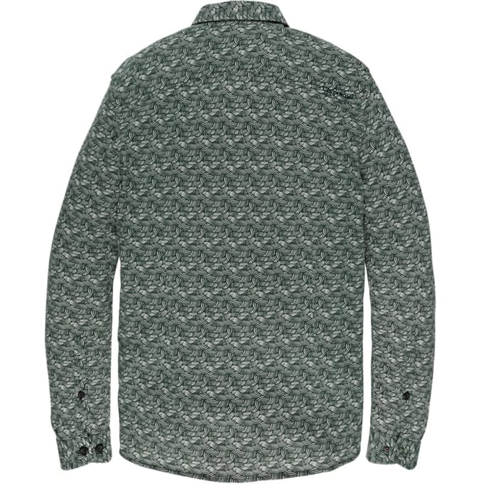 Cast Iron - Heren Overhemden CSI206622 - Groen - Maat L