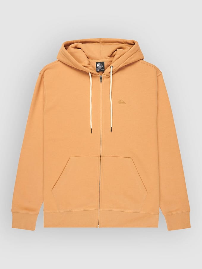 Quiksilver Salt Water Sweatshirt Met Rits Beige M Man