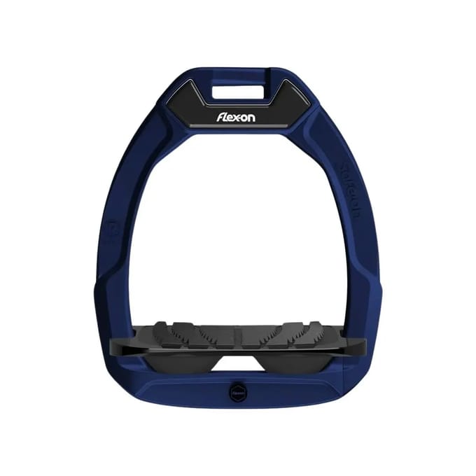 Veiligheidsstijgers voor paardrijden Gecombineerde Grip Marine/Zwart/Wit Flex-On Safe-On