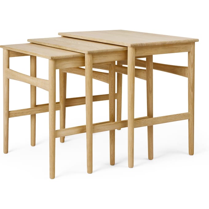 Carl Hansen & Søn CH004 Nesting Tables s - eiken geolied