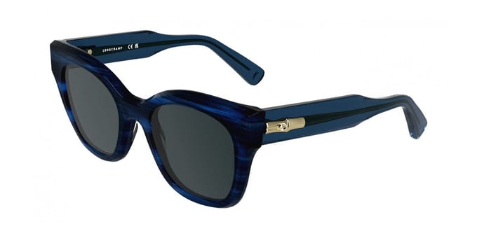 Longchamp LO791S Striped blue 51/21/140 WOMAN Zonnebrillen