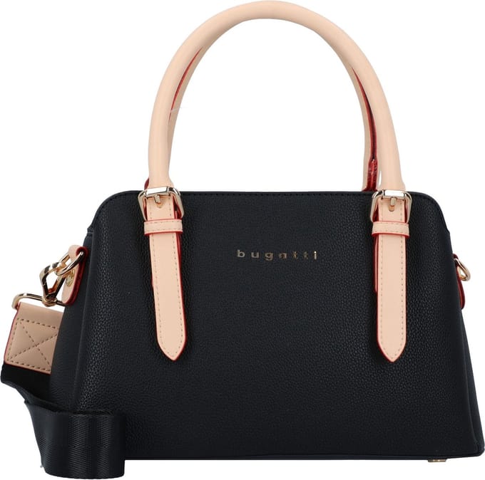 bugatti Handtas Schoudertas Ella Bowling Bag Black Zwart