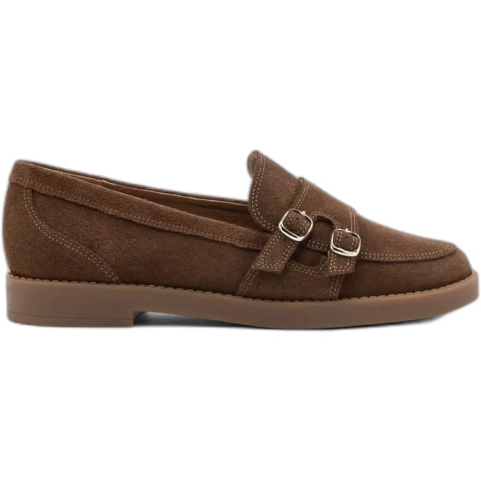 Dames boot schoenen met twee gespen Ryłko Kinga