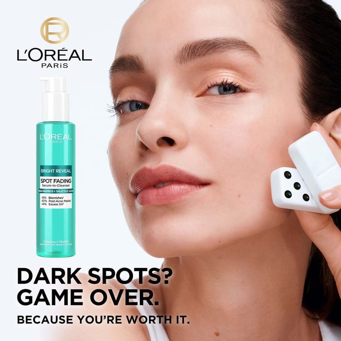 L'Oréal Paris Bright Reveal Dark Spot Defender Routine Bundle