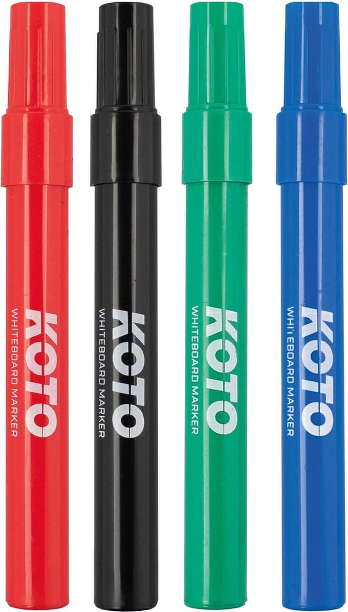 KOTO Whiteboard Marker Colors 4pcs