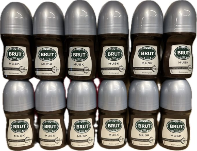 Brut deodorant roller - Musk - voordeelverpakking 12 stuks